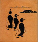 図案入り型紙「動物－８（ペンギン）」