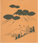 図案入り型紙T3（富士山）
