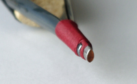 伊勢型紙：道具彫りの道具「きく」NO.8の刃先
