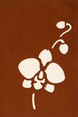ワンポイント葉書型「胡蝶蘭」型紙