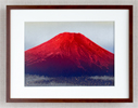 伊勢型紙の額：富士山