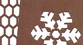 型紙付き図案-将棋シリーズ２２：四季駒【冬】