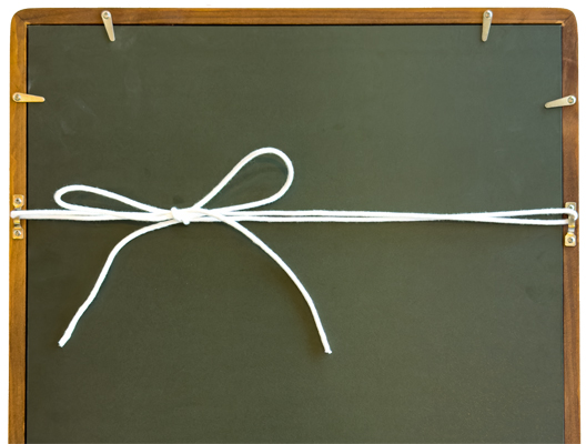 色紙額Bの裏面（額縁の吊紐）